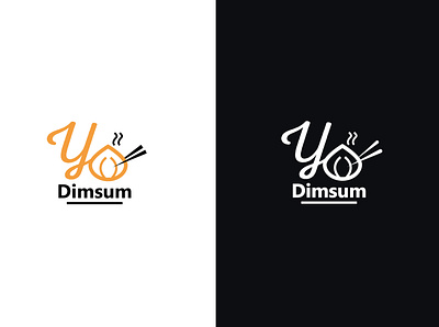 Yo Dimsum logo branding branding design chinese chinese food cooking delicasy identity identity design logo logo design logotype restaurant typogaphy