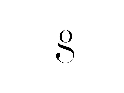 'g' letter design