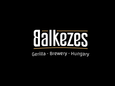 Balkezes Sörfözde: Hungary’s Left-Handed Craft Beer Brewery branding cleverlogo design logo minimal typography vector