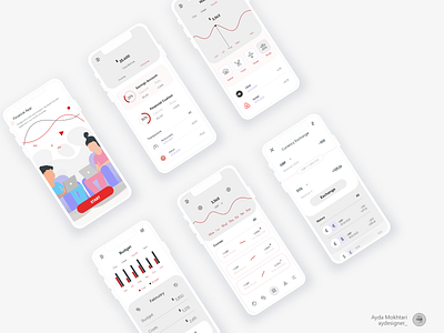 Financial program and currency conversion app design flat icon illustration minimal ui ux vector