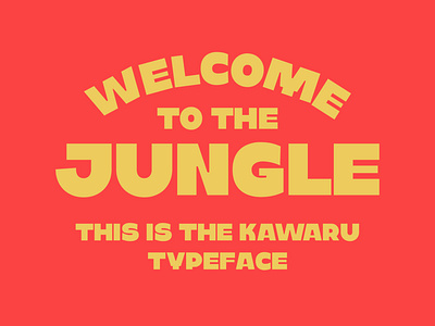 Kawaru™ Typeface kawarutypeface kinetic type kobufoundry type typedesign typeface typogaphy typographic typography art variable font