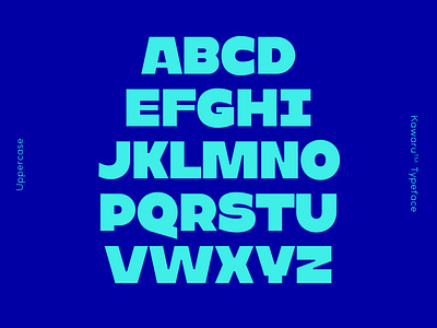 Kawaru™ Typeface: Uppercase glyphs glyphsapp kawarutypeface kobufoundry type typedesign typeface typogaphy uppercase variable font vector