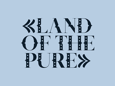 Land oh the Pure blue font font family kinetic type kobufoundry letters sakasudecorative serif font serif fonts type typedesign typeface typogaphy