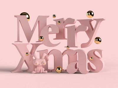 Merry Xmas 3d adobedimension font kobufoundry serif type typedesign typeface typogaphy