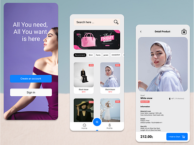 Fashion eCommerce App - Mobile App branding fashion graphic design mobile app shop shop app ui ui app