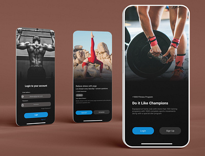 Fitness Workout app | Ui Design app branding designer fitness app graphic design ui ui design web design