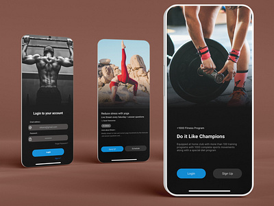 Fitness Workout app | Ui Design