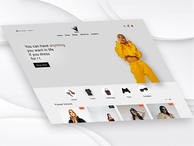 Fashion and Dress online shop | Ui Design