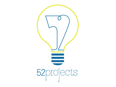 52projects 2 5 52 blue bulb light lightbulb project projects pullchain yellow