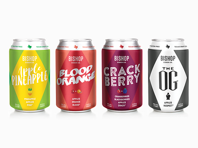 Bishop Cider Cans