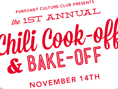 Chili Cook-off annual bake chili cookoff invite off