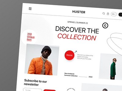 Fashion Web - Hero Section