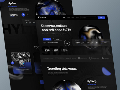 NFT Web - Landing Page