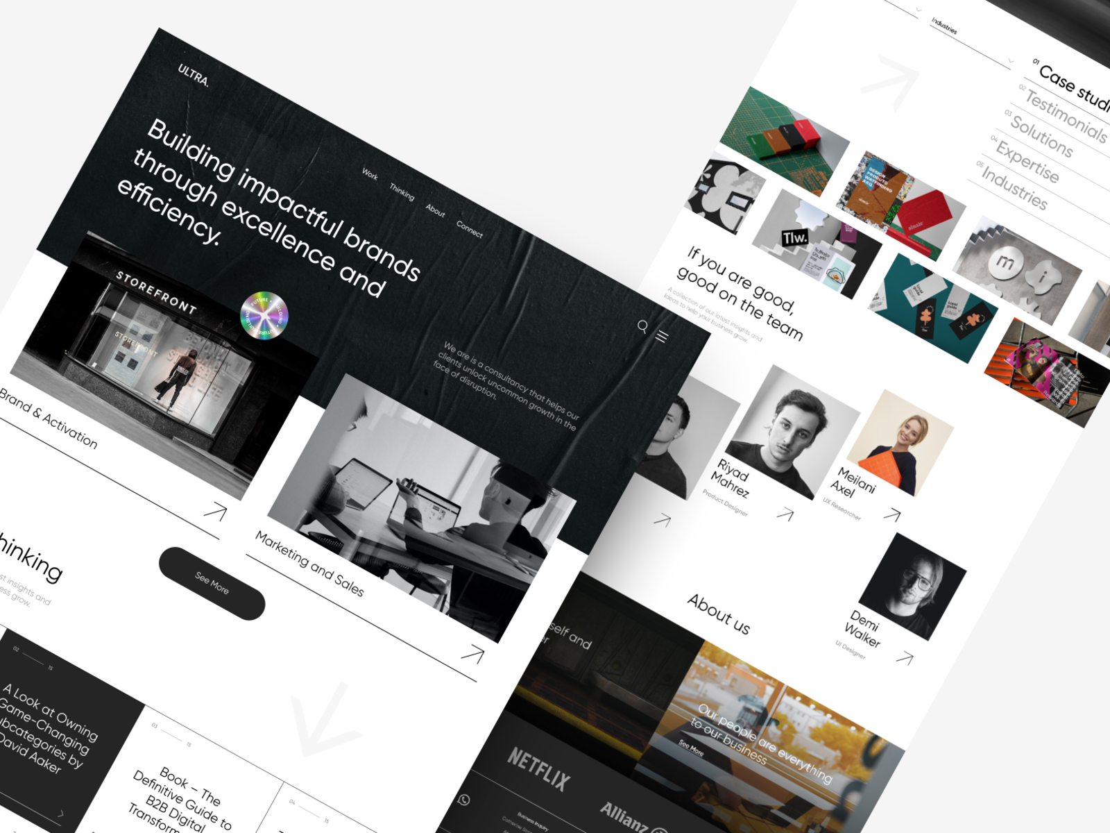 Digital Agency Landing Page By Dena Ihsanuddin On Dribbble