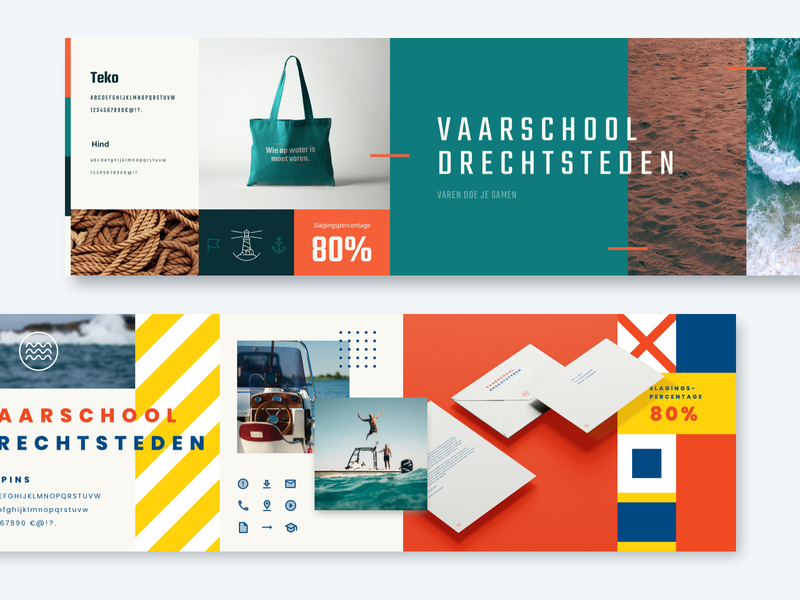 Stylescapes for Vaarschool Drechtsteden branding design education maritime research stylescape