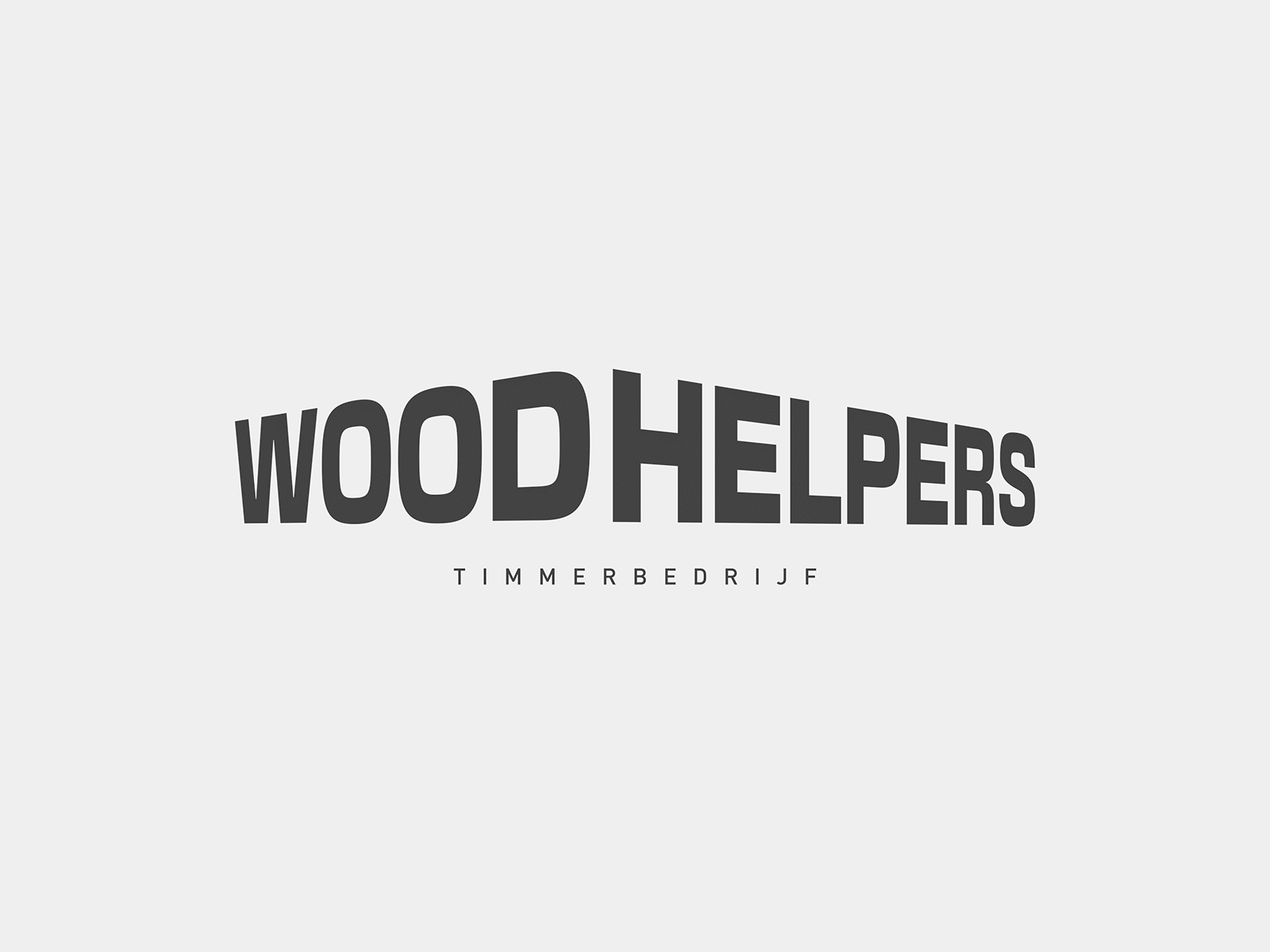 Wood Helpers Logo Concept branding business carpenter carpentry logo