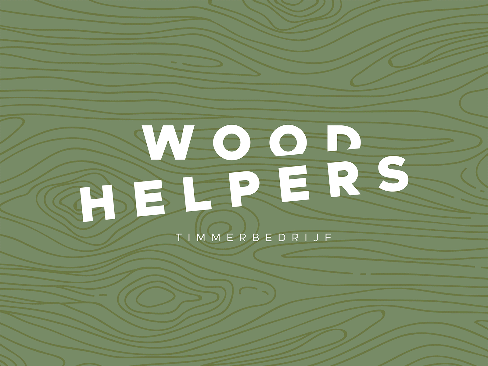 Wood Helpers Logo Concept branding business carpenter carpentry logo