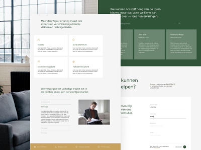 NRG Homepage corporate design digital law firm minimalistic ui ux website