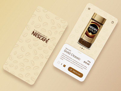 Coffee App UI Concept app app design appuidesign coffee design digitalart mobile mobile ui product ui uidesign