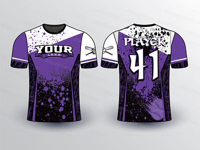 Colors Splatter Sports Jersey Mockup casual fashion football illustration jersey layout mockup number pattern player shirt soccer sport style team template texture uniform vector wear