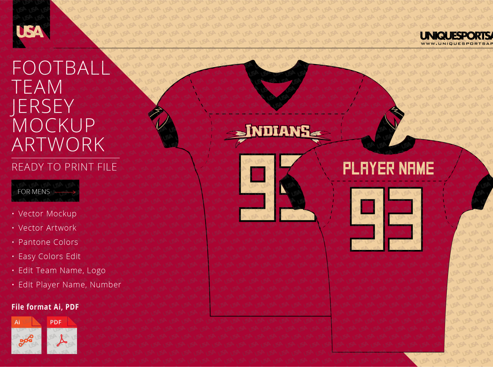 pink indians jersey