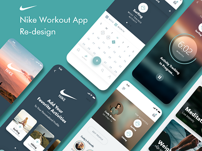 Nike Workout app redesign