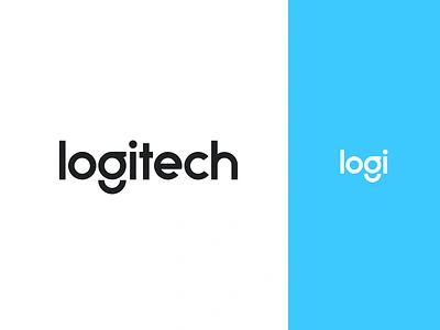 Logitech Wordmark Redesign brand branding design logitech logo logotype redesign