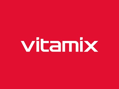 Vitamix Logo Design brand branding design logo mark shop store wordmark