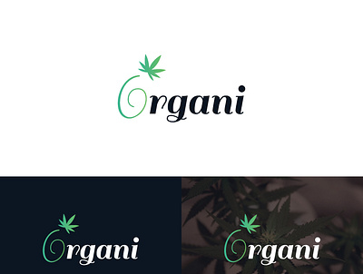 Organi branding design flat icon illustrator logo minimal type typography vector