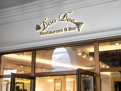 Doo Dee logo branding design flat icon illustrator logo minimal type typography vector