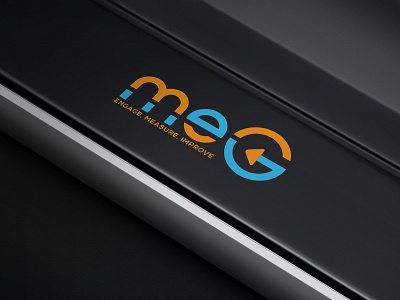 MEG logo design app branding design flat graphic design icon logo logo design minimal typography