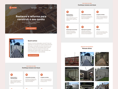 Landing Page UI - Reveste Bem design ui website