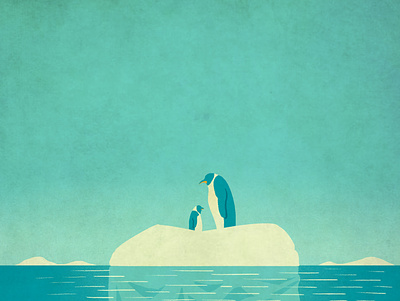 climate change app design illustration