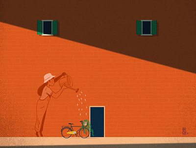 watering design illustration