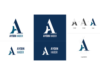 Aydın Haber ( Logo design ) design icon illustration logo logo design logo icon logo idea logo inspiration minimal typography ui vector