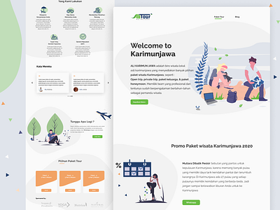 Redesign - Travel Landing Page ALIKARIMUNJAWA