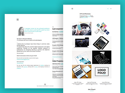 Portfolio Redesign design landing page portfolio refresh web website