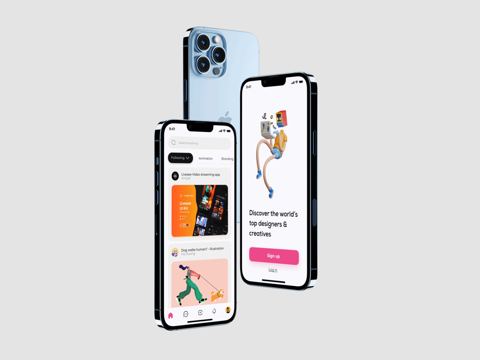 Dribbble mobile app - Case study