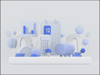 finland 1 3d 3dcharacter animation app branding character design illustration