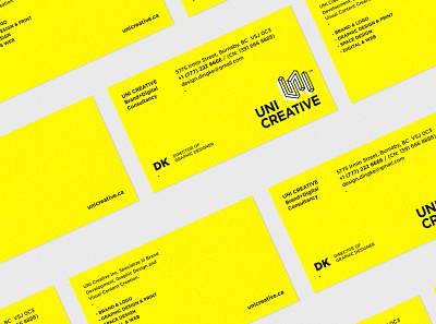 unicreative.ca branding canada design graphic design typography vancouver webdesign