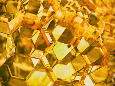 Mograph fun 06 - Golden Honeycomb c4d dailyrender lerendudujour mograph nikcollection