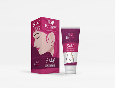 Cosmetic Box & Tube Design branding design illustration packaging