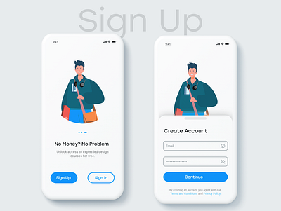 Daily UI - Sign Up Page daliyui minimal signup