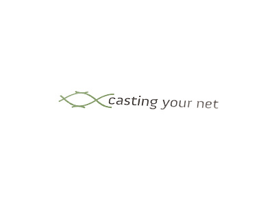 Casting Your Net fish logo net