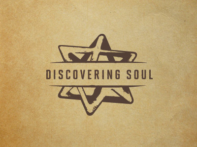 Discovering Soul Logo distressed jewish logo