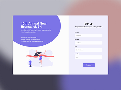 DailyUI001 app dailyui design illustration typography ui web