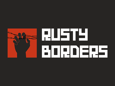 Rusty Borders logo borders branding illustration illustrator logo rusty