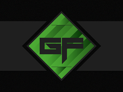 GhostForce logo green illustrator logo