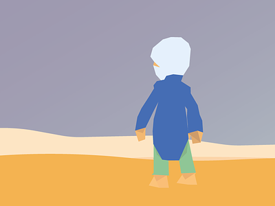 Character desert deserted in the desert low poly poly schorpio