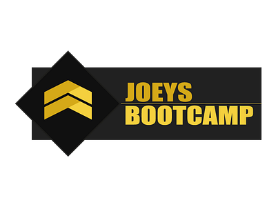 Actual Joeys Bootcamp Logo army army style black bootcamp emblem excercise fitness health military rough running sports